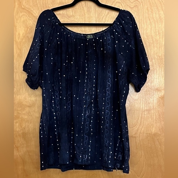 Shannon Ford New York Tops - Shannon Ford New York Embellished Blouse 3X